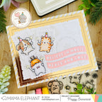 Mama Elephant Shine With Love Creative Cuts Steel Dies three