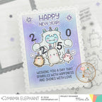 Mama Elephant Shine with Love Clear Stamps purple