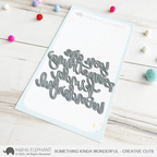 Mama Elephant Something Kinda Wonderful Creative Cuts Steel Die