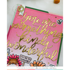 Mama Elephant Something Kinda Wonderful Creative Cuts Steel Die flowers