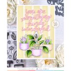 Mama Elephant Something Kinda Wonderful Creative Cuts Steel Die pink