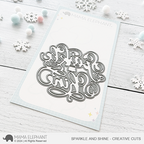 Mama Elephant Sparkle and Shine Clear Stamp and Die Set die