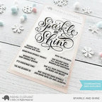 Mama Elephant Sparkle and Shine Clear Stamps