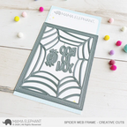 Mama Elephant Spider Web Frame Creative Cuts Steel Dies