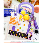 Mama Elephant Still Smiling Creative Cuts Steel Dies polka dots flowers bag