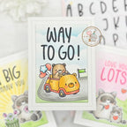 Mama Elephant Stitched Border Frames Creative Cuts Steel Dies congrats
