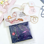 Mama Elephant Stitched Tea Tags Creative Cuts Steel Dies pink teacup