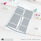 Mama Elephant String of Letters Creative Cuts Steel Dies