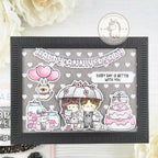 Mama Elephant String of Letters Creative Cuts Steel Dies happy anniversary