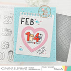 Mama Elephant Sweetheart Creative Cuts Steel Cover Die Valentine