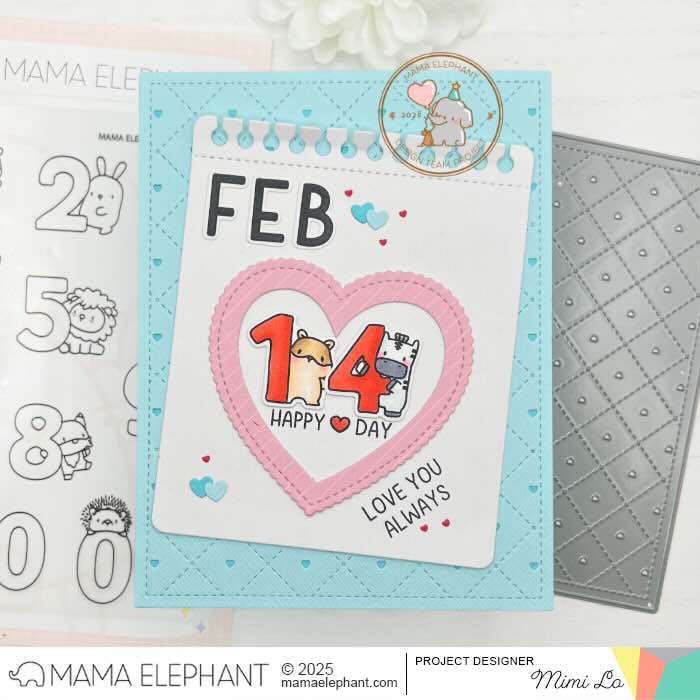 Mama Elephant Sweetheart Creative Cuts Steel Cover Die Valentine