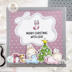 Mama Elephant Swiss Dot Cover Creative Cuts Steel Dies with love
