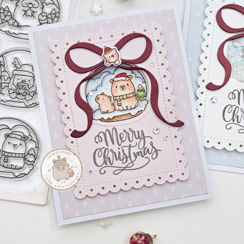 Mama Elephant Take A Bow Creative Cuts Steel Dies christmas