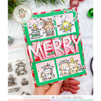 Mama Elephant Tangled Lights Clear Stamp and Die Set Merry
