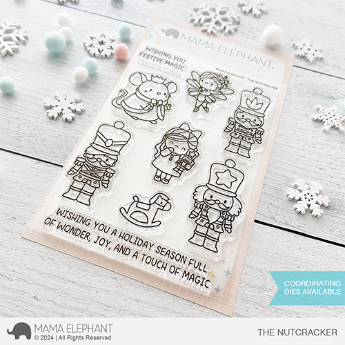Mama Elephant The Nutcracker Clear Stamp and Die Set stamp