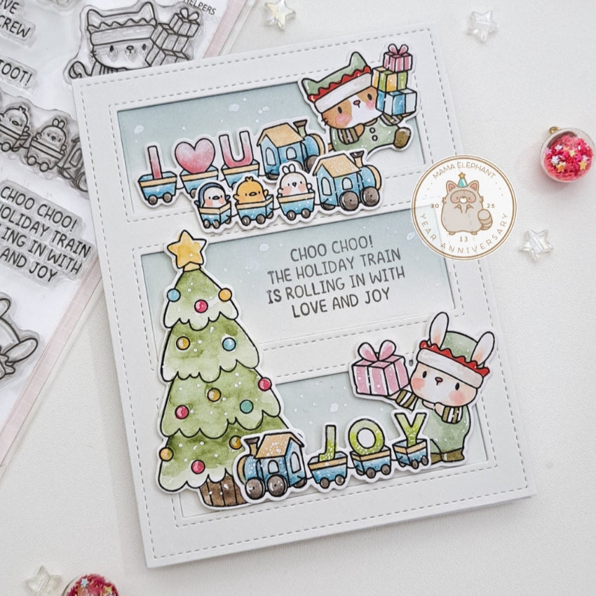 Mama Elephant Tiny Helpers Clear Stamps bunny