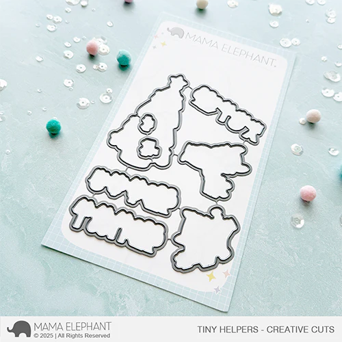 Mama Elephant Tiny Helpers Creative Cuts Steel Dies