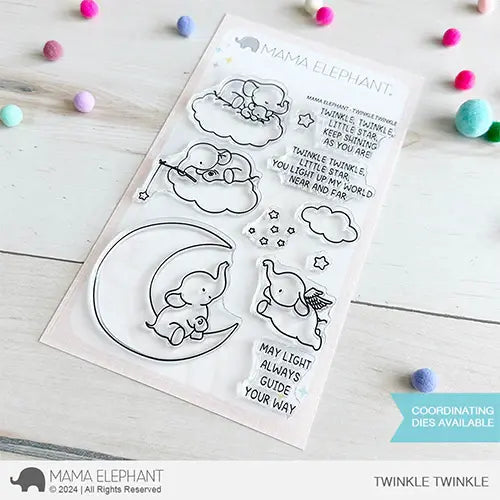 Mama Elephant Twinkle Twinkle Clear Stamps