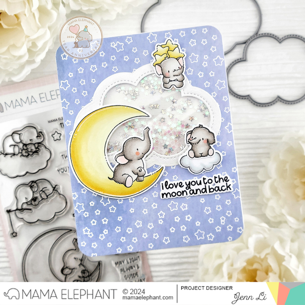 Mama Elephant Twinkle Twinkle Clear Stamps shaker