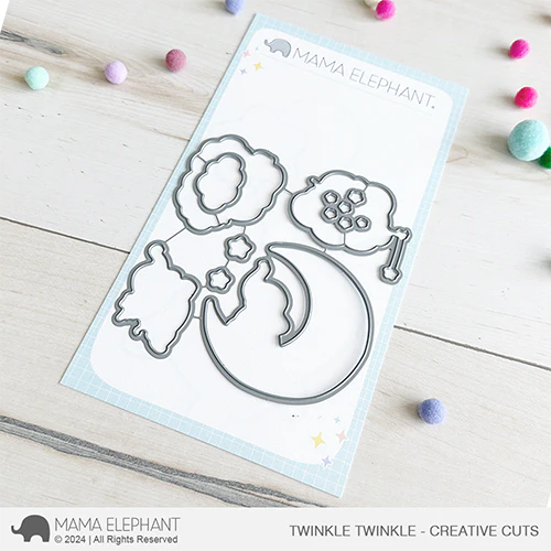 Mama Elephant Twinkle Twinkle Creative Cuts Steel Dies