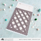 Mama Elephant Waffle Weave Frame Creative Cuts Steel Die