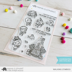 Mama Elephant Walking Zombies Clear Stamps