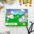 Mama Elephant We Ride Clear Stamp and Die Set just for you