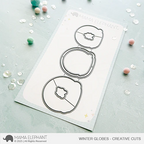 Mama Elephant Winter Globes Creative Cuts Steel Dies