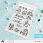 Mama Elephant Winter Wolf Clear Stamps