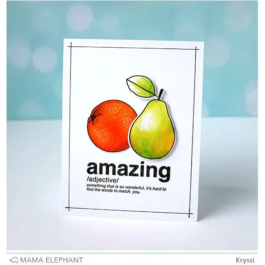 Mama Elephant Words Defined Clear Stamps amazing