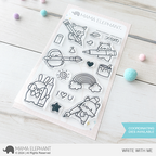 Mama Elephant Write With Me Clear Stamp and Die Set stamp