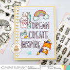 Mama Elephant Write With Me Creative Cuts Steel Dies note