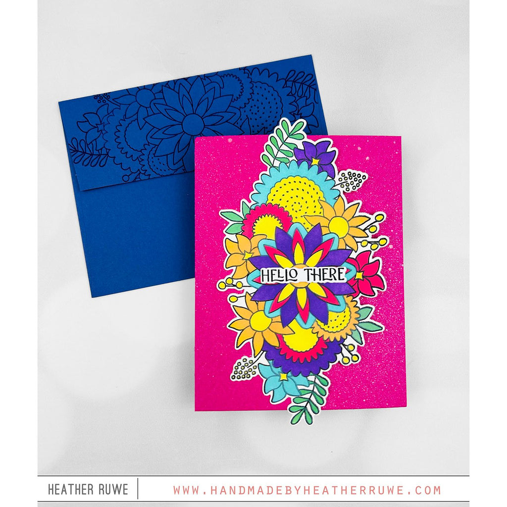 Simon Says Stamps and Dies Mandala Blossoms set964mb You Are My Favorite Hello There Card | color-code:ALT02