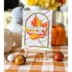 Simon Says Stamp Red Maple Wafer Dies 1440mdc Thanks Card
