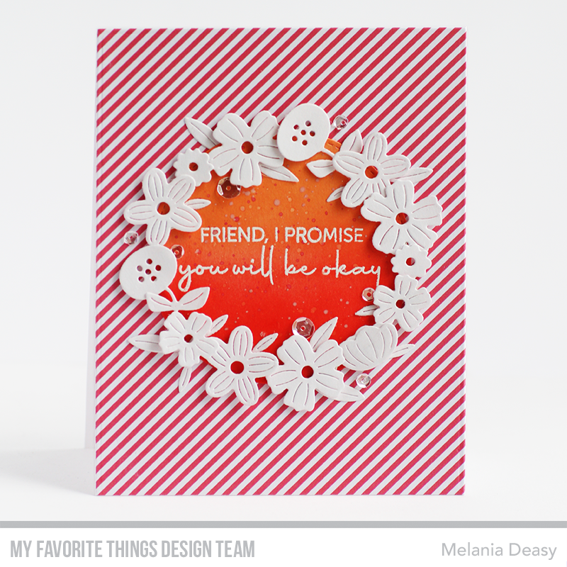 My Favorite Things Soft Stripes 6x6 Inch Paper Pad ep117 I Promise | color-code:alt1