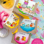 Simon Says Stamp Embellishment Mix Marshmallow 0725mm Happy Camper Critter Cards