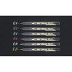 Marvy Opaque Brush Markers Metallic Colors Set uc47006a color black