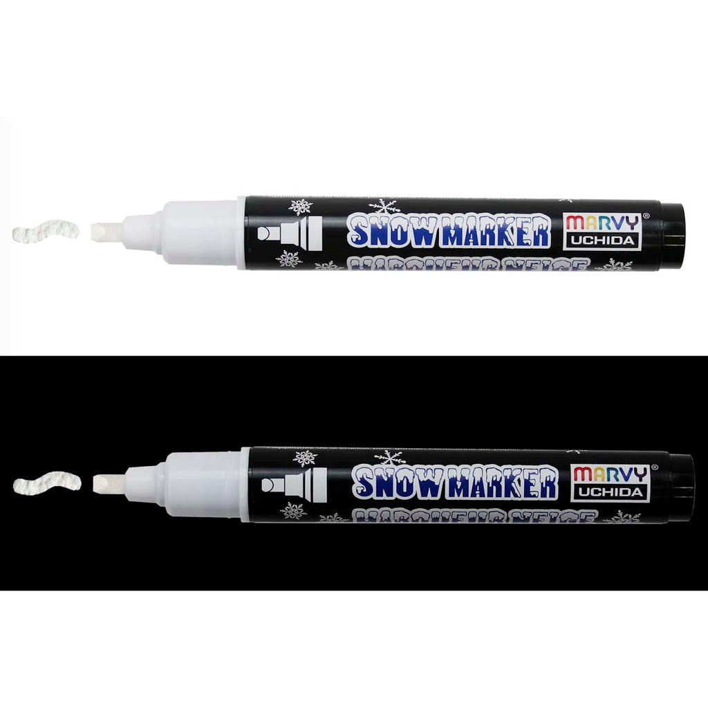 Marvy SNOW MARKER White 102900 PUFF PAINT puffy