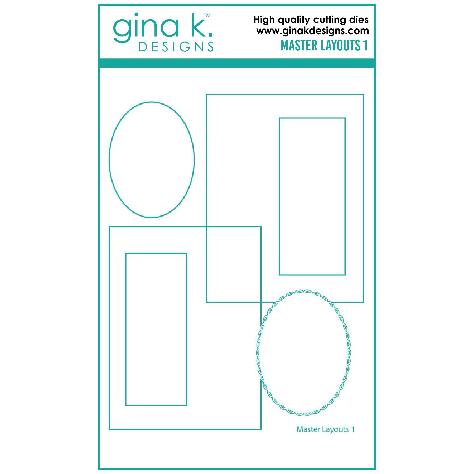 Gina K Designs MASTER LAYOUTS 1 Die Set 6590