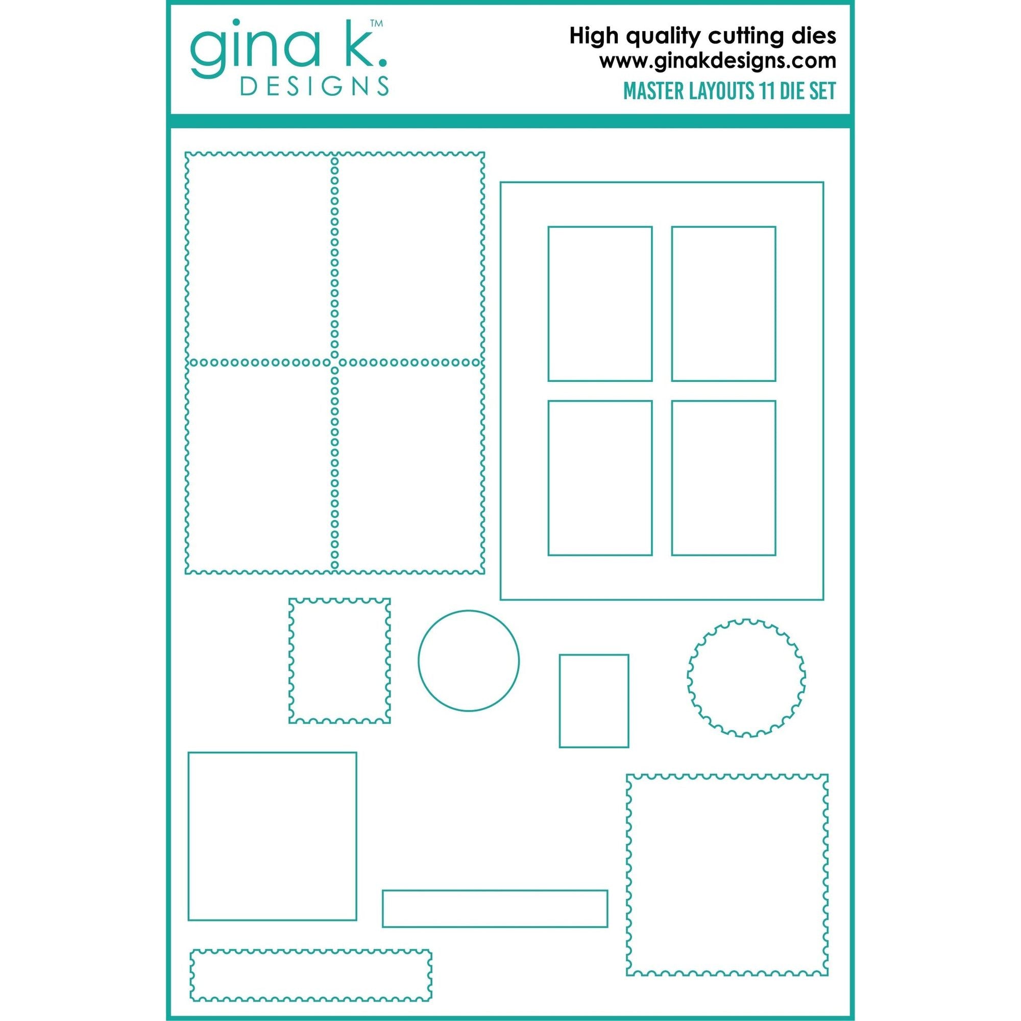 Gina K Designs MASTER LAYOUTS 11 Dies die0272