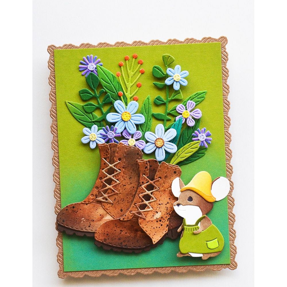 Memory Box Arched Flower Basket Dies 94951 mouse