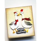 Memory Box Be Merry Clear Stamp Set and Die Set cl5287d  christmas