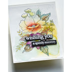 Memory Box Breezy Bouquet Stamp And Die Set cl5277d wishing 