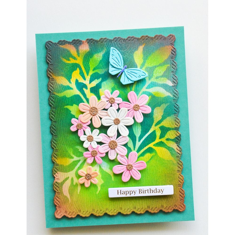 Memory Box Brilliant Butterflies Dies 94940 happy birthday