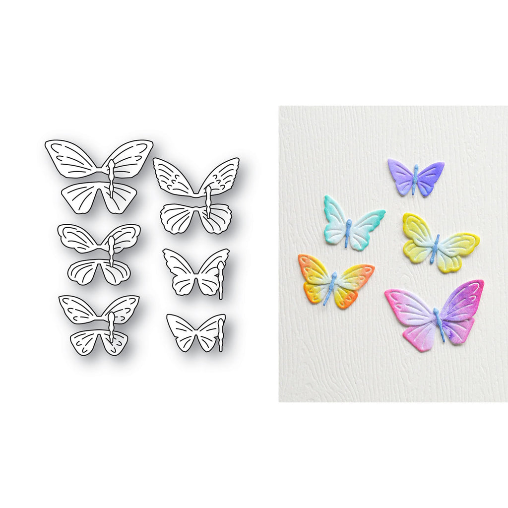 Memory Box Brilliant Butterflies Dies 94940 outline