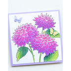 Memory Box Brilliant Butterflies Dies 94940 purple flowers