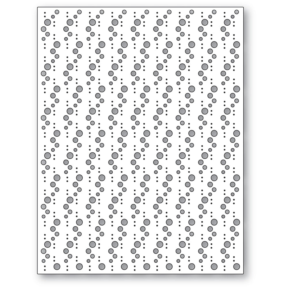 Memory Box Bubble Dots Plate Die 94858