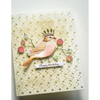 Memory Box Bubble Dots Plate Die 94858 bird