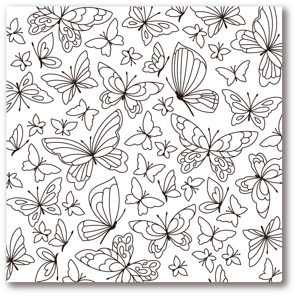 Memory Box Butterfly Kaleidoscope Cling Stamp cs2085