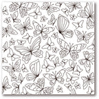 Memory Box Butterfly Kaleidoscope Cling Stamp cs2085